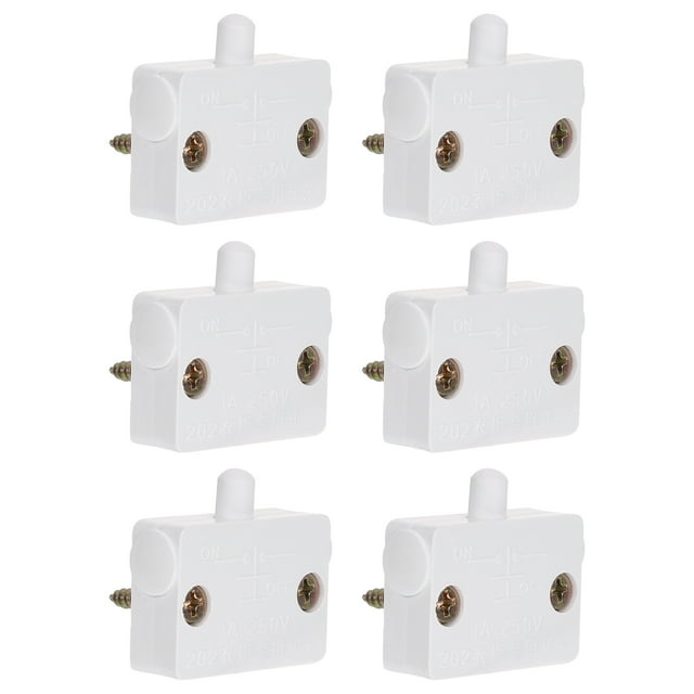 NUOLUX 6pcs Door Switch Normally Closed Lamp Switch Pantry Light On Off