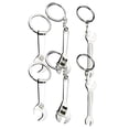 thumbnail image 1 of NUOLUX 6pcs Fathers Day Gift Keychains Mini Imitation Tools Key Holder Wrench Pendant Metal Key Rings Craft Ornaments For Car Key Bag Hanging, 1 of 6