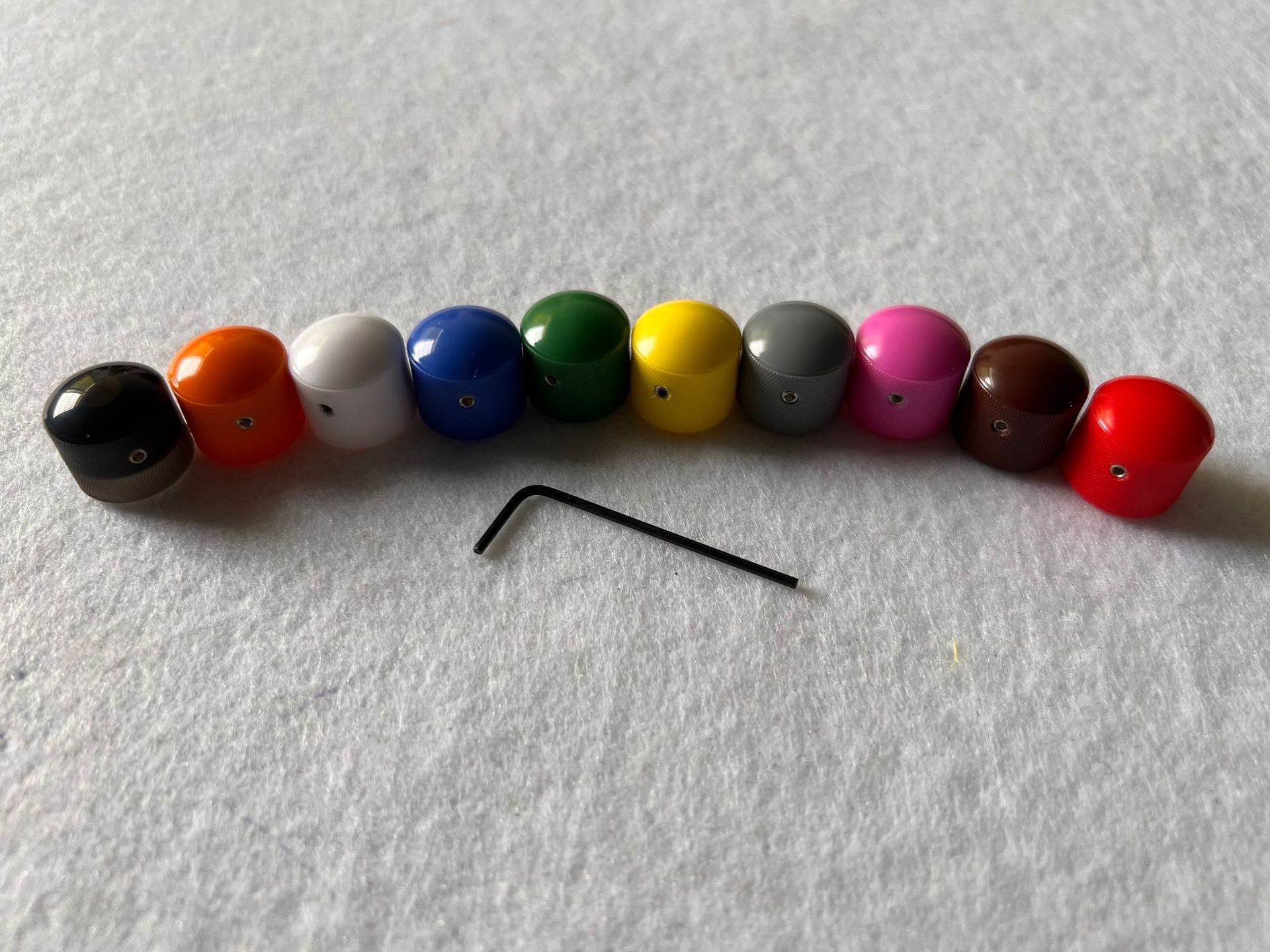 NUOLUX 6pcs Guitar Knobs Bass Electric Guitar Knobs Replacement Guitar Volume Knobs with Wrench