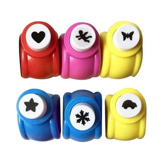  LOVEINUSA 12PCS Multicolor Toothpaste Clips and 10Pack Hole  Punch Shapes Craft Hole Punch : Arts, Crafts & Sewing