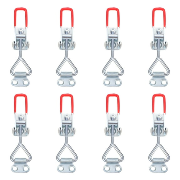 NUOLUX 8 Pcs Adjustable Box Case Pull Latch Clamp Heavy Duty Toggle Clamp Latches