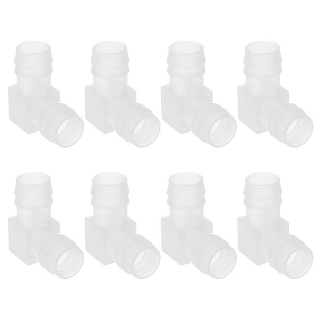 NUOLUX 8Pcs 90Degree Elbow Hose Fitting Right Angle Hose Fitting
