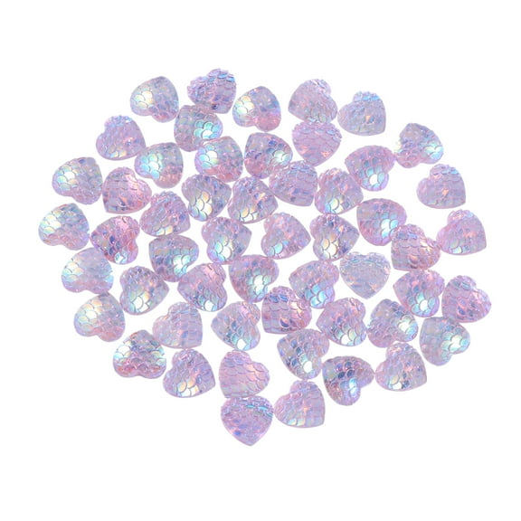 NUOLUX Acrylic Rhinestones Flatback Heart Sew Gems Kit Craft Bling Party Diy Clothes Ab Crystal Embellishments