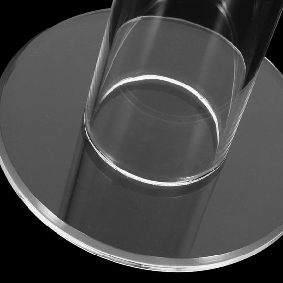 NUOLUX Acrylic Scrunchie Holder Stand Girls Clear Scrunchy Tower Hair Tie Organizer