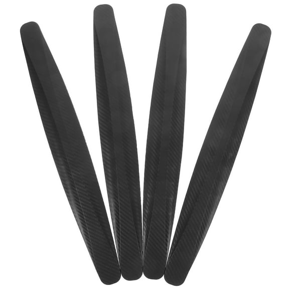NUOLUX Anti Collision Bumper Protector Strip 4Pcs Pvc Flat And Smooth Edges For Car Bumpers 15.72X2.16X0.47In