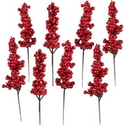 NUOLUX Artificial Floral Red Berry Christmas Wreath Bouquet