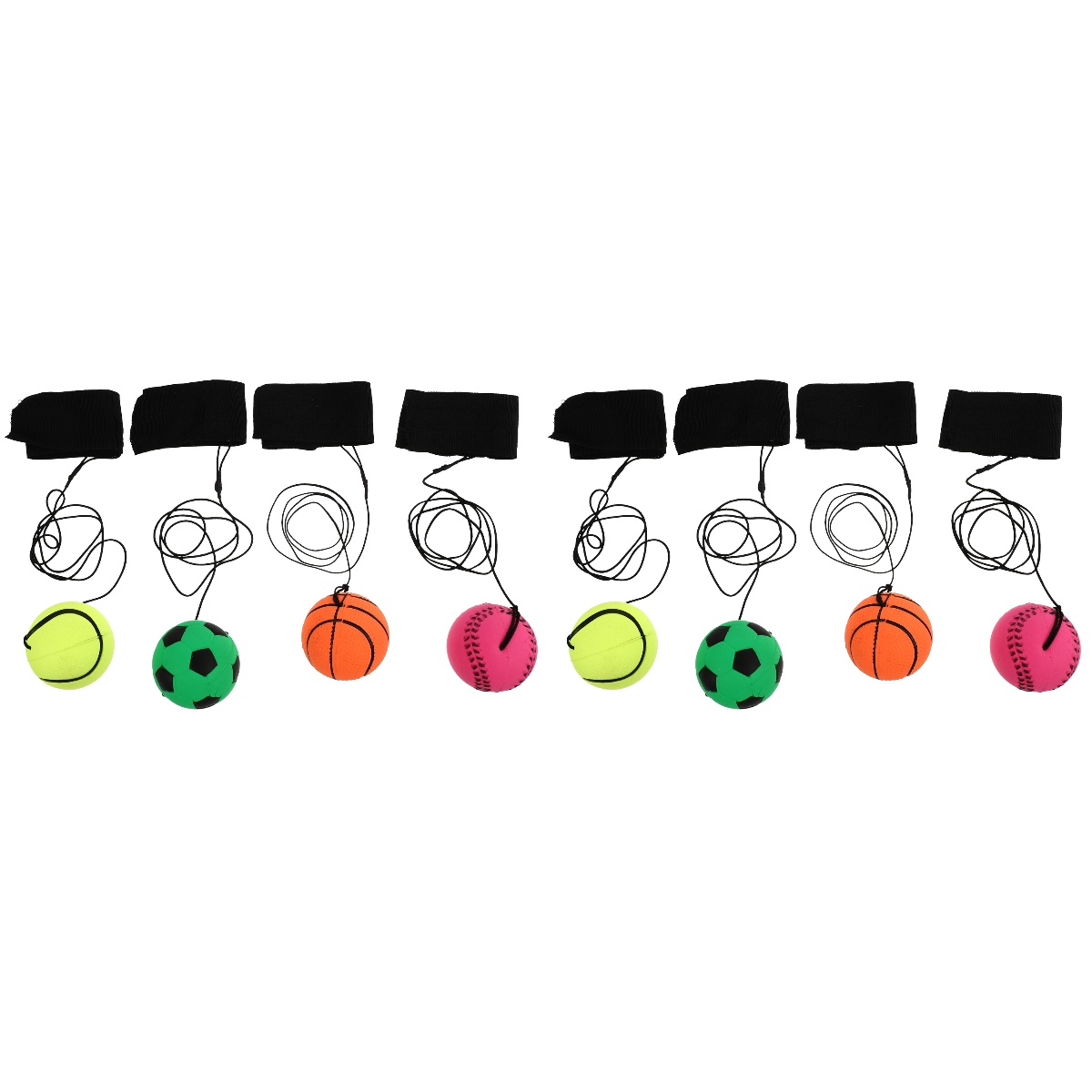 NUOLUX Ball Wrist Returnbouncy Wrist Baseball Orbit Light Toy Wristband