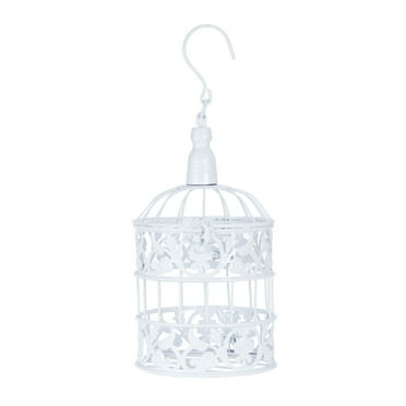 NUOLUX Bird Cage Decorative Metal Wedding Decor Antique Ornamental Animal Round Birdcages