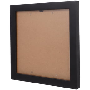 NUOLUX Black Small Shadow Box Frame with Clear Window for Cd and Photo Display