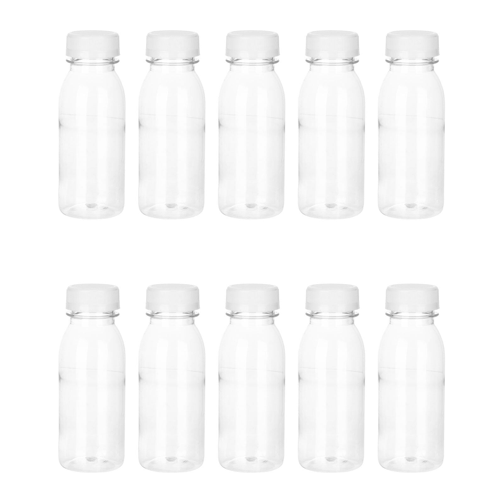 NUOLUX Bottles Juice Empty Containers Lids Drink Plastic Bottle Water  Beverage Mini Milk Smoothie Small Drinking Yogurt