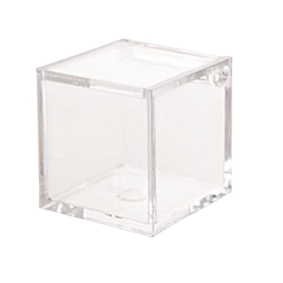 NUOLUX Boxes Clear Gift Box Wedding Case Candy Display Cube Transparent Cupcake Soap Acrylic Small Jewelry Empty Macaron
