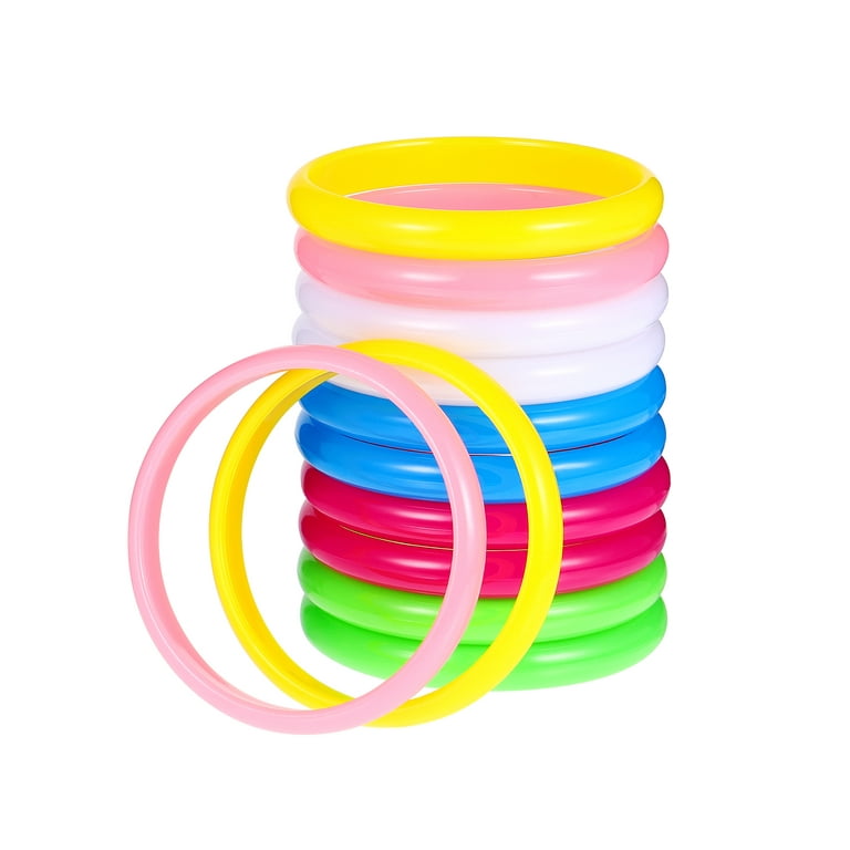 NUOLUX Bracelets Bangle Plastic Bracelet Party Kids Charm Candy Color  Favors Bulk Birthday 
