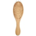 NUOLUX Professional Detangling Bamboo Hairbrush Wooden Bristle