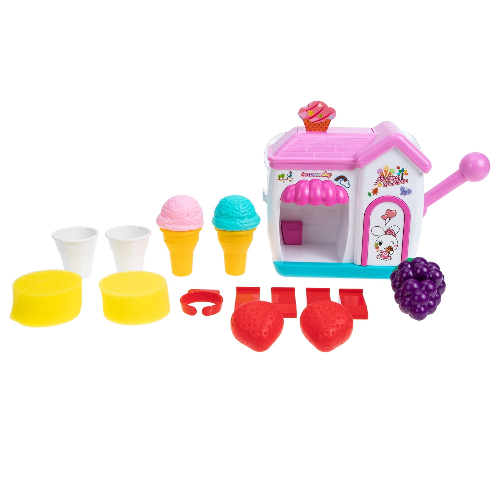 NUOLUX Bubble Bath Toy Toys Ice Cream Bathtub Maker Maker Cake Machine Children Blow Set Play Baby Pretend Machine Kids Sensory Walmart