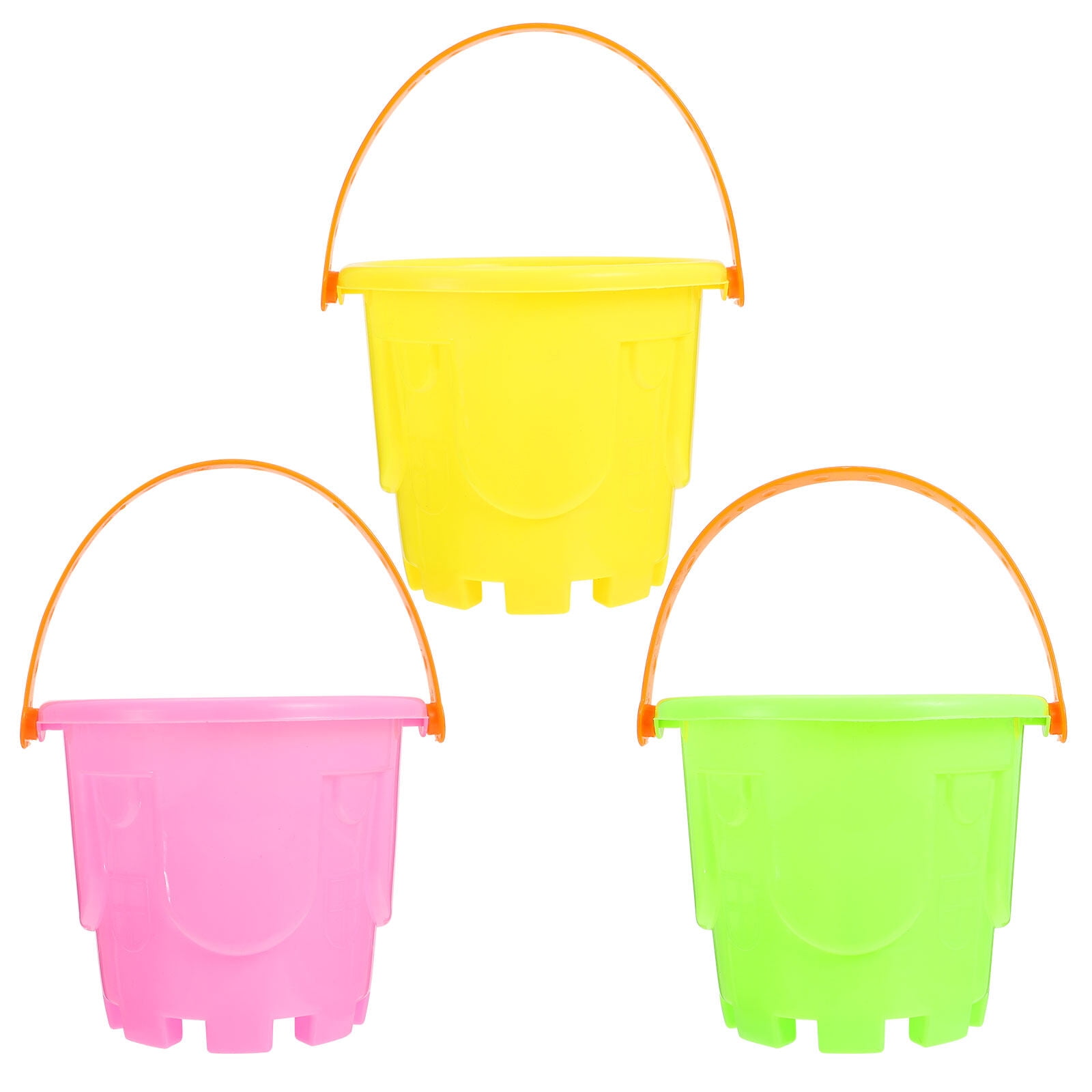 Small yellow 2024 plastic buckets