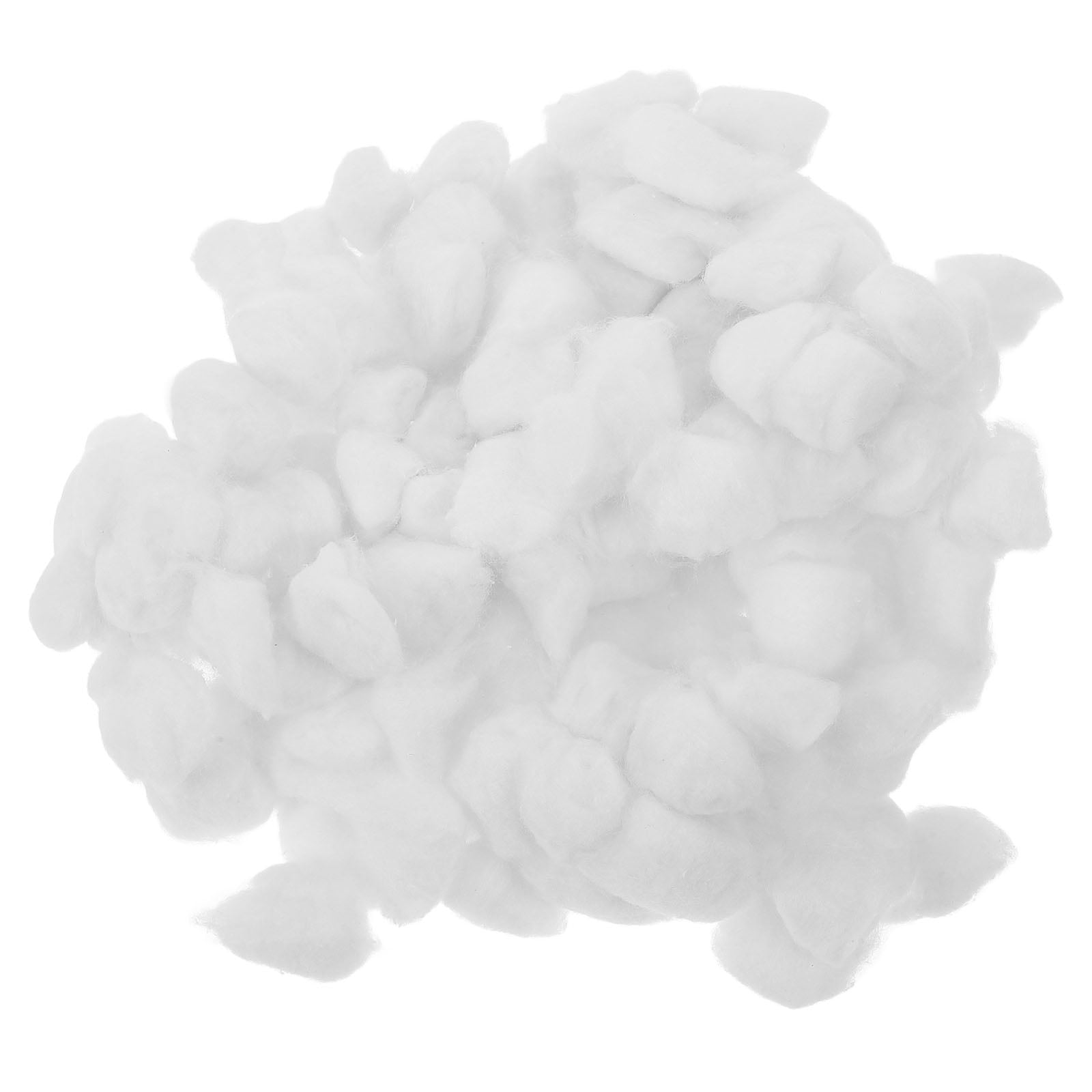 NUOLUX Bulk Cotton Balls 1Pack White 2X2X2in For Daily Cleaning Home Use