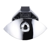 WORGEOUS Cabinet Cupboard Lock Silver 1Set 3.14 x 1.57 x 0.79 Inch