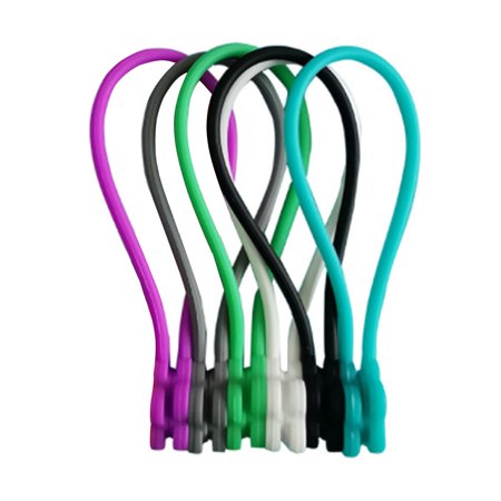 NUOLUX Cable Cord Organizer Wire Winder Ties Earphone Clips Computer Manager Cords Earbuds Management Keeper Storage Wrap