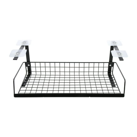 NUOLUX Cable Management Rack Under Table Cord Holder Cable Management Shelf Cable Storage Rack