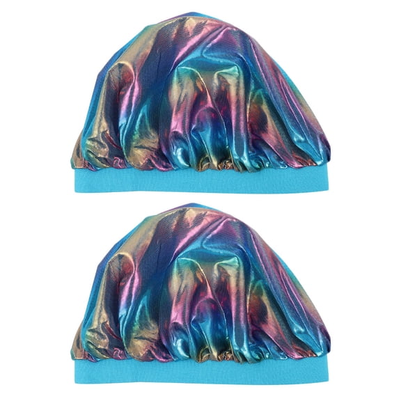 NUOLUX Cap Bonnet Hair Sleep Night Sleeping Hat Satin Children Kids Caps Wrap Silk Toddler Baby Shower Reusable Cover