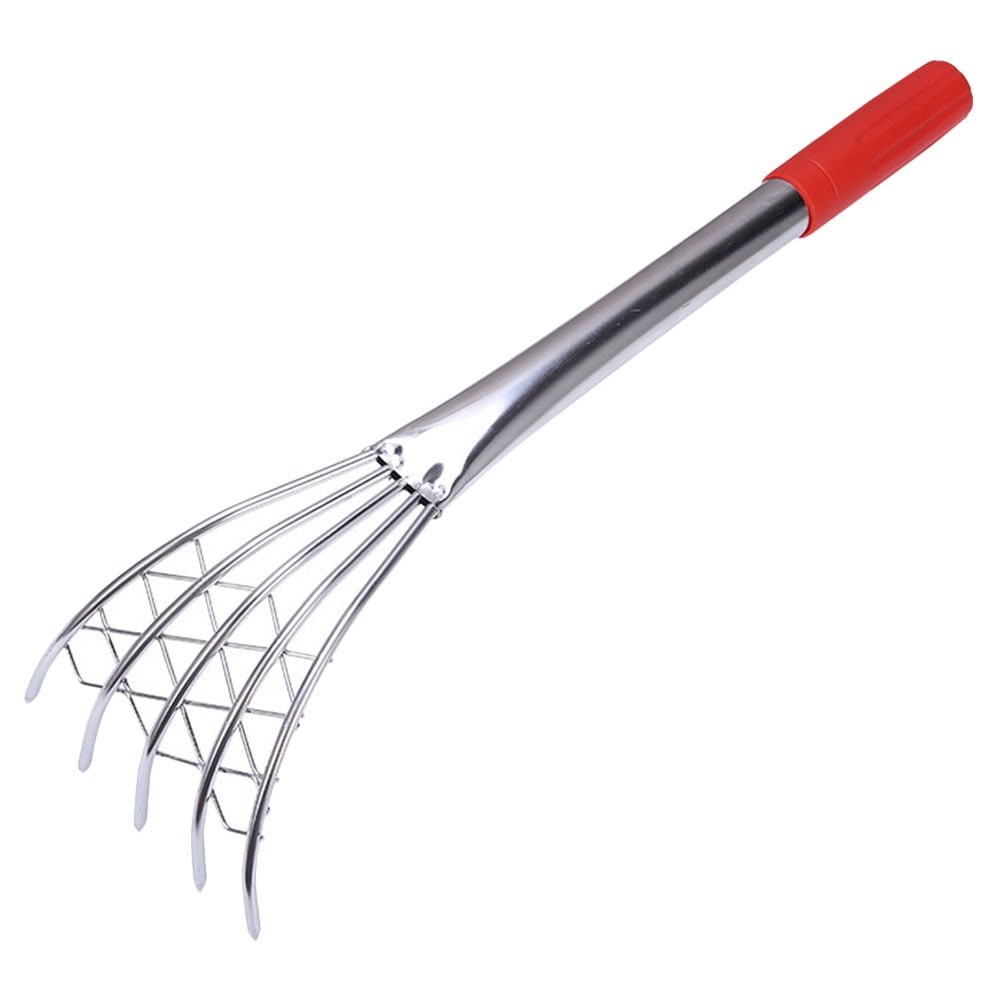 NUOLUX Claw Rake with Mesh Net Hand Clamming Rake Clamming Claws Rake