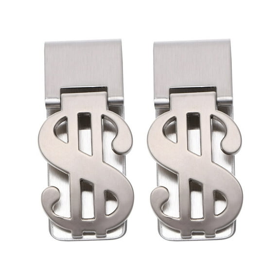 NUOLUX Clip Money Wallet Holder Silver Clips Men Credit Cash Designer Business Belt Man Dollar Minimalist Banknote