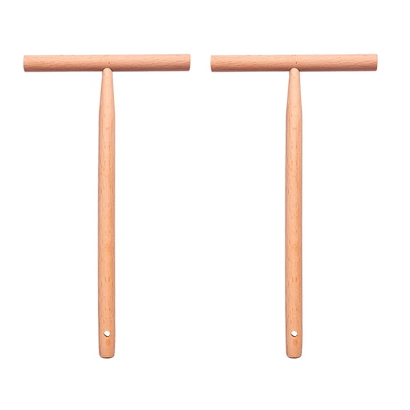 TABLETREANDS Fried Eggs Wooden Rakes for Family 2Set 9.3x5.1x0.6in