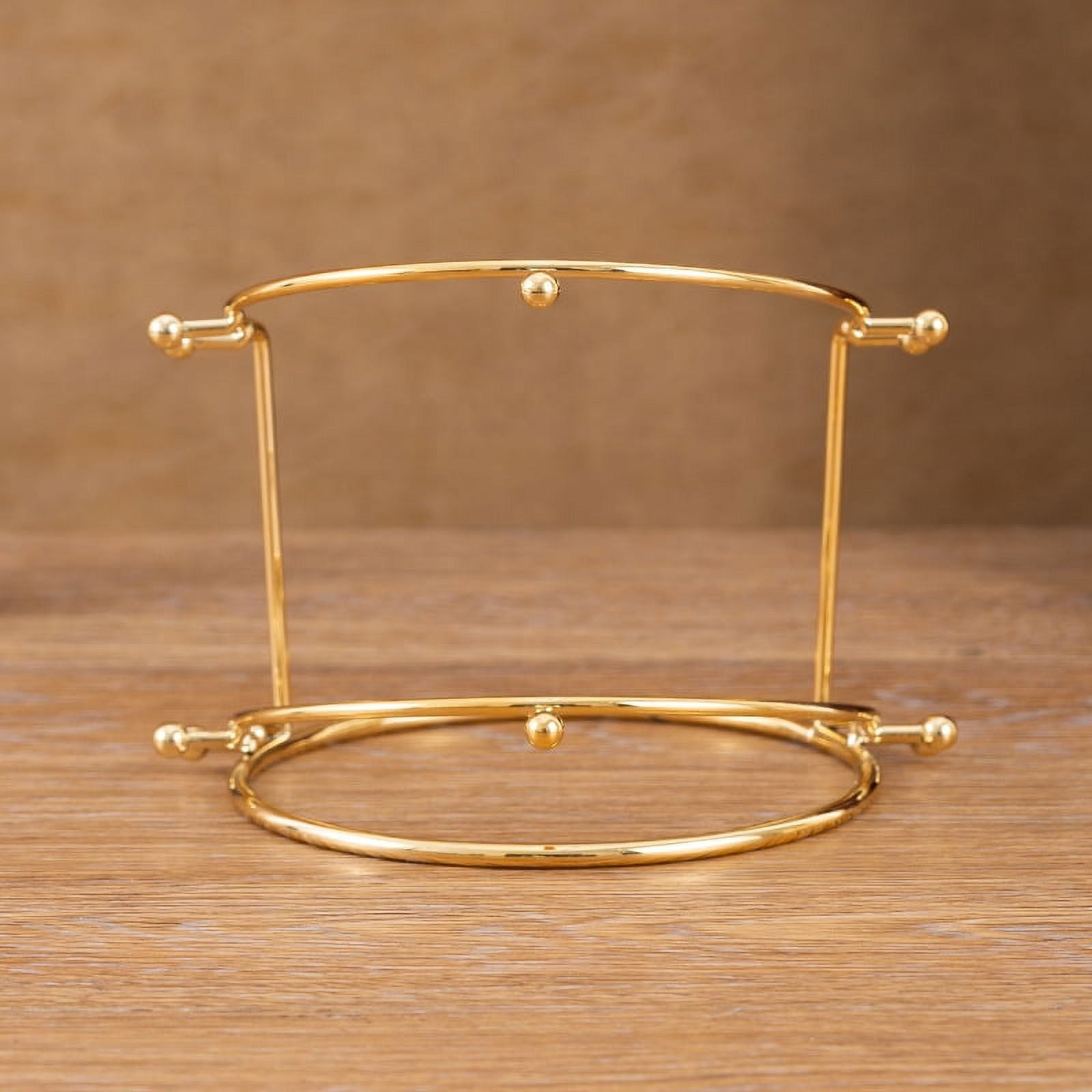 NUOLUX Crown Display Stand Bridal Headband Storage Holder 2tier Tiara