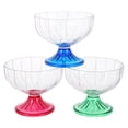 thumbnail image 1 of NUOLUX Cup Bowl Dessert Ice Cream Sundae Container Fruits Dried Trifle Mini Holder Snacks Smoothie Salad Bowls Fruit Server, 1 of 6