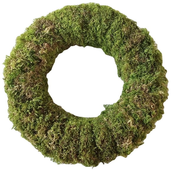 NUOLUX DIY Moss Rattan Wreath Handmade DIY Wreath Supply DIY Christmas Moss Wreath