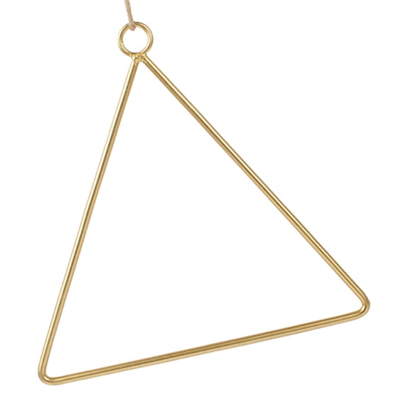 NUOLUX Wear-Resistant Golden Hanging Triangle Frame for Romantic Events