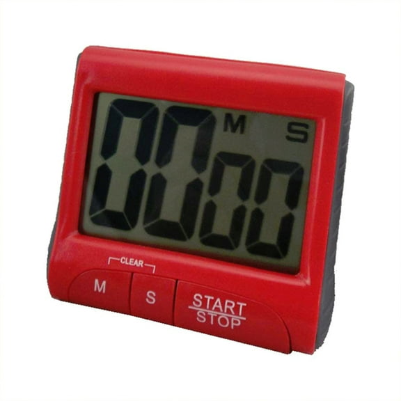 Tineasur Stainless Steel Digital Kitchen Timer with Loud Alarm for Cooking and Time Management, 1 Piece