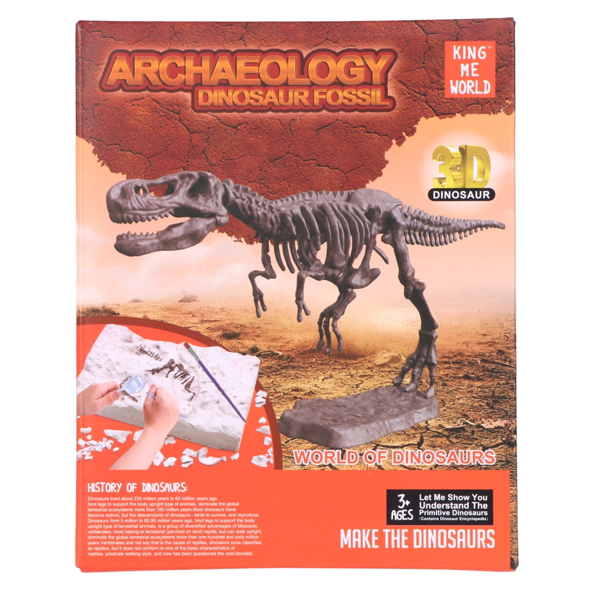 NUOLUX Dinosaur Dino Game Kit Kits Skeleton Bones Model Tyrannosaurus