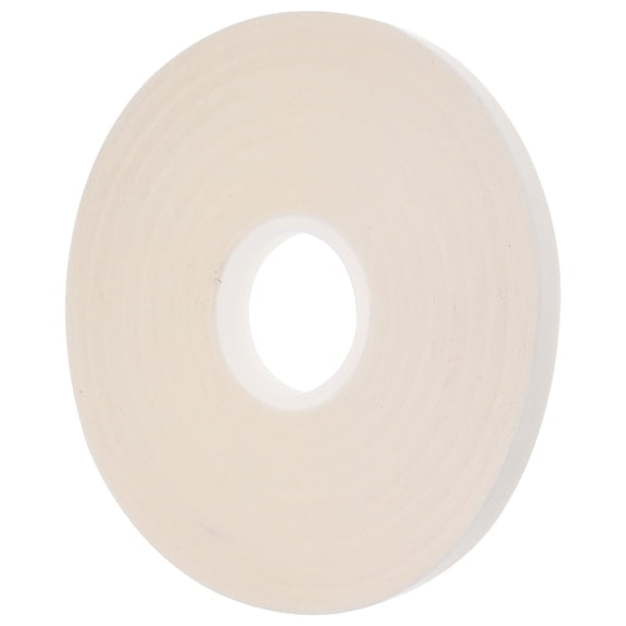 NUOLUX Double Sided White Acrylic Adhesive Tape Roll for Crafts, Temporary Fixing, 0.24in x 0.04in, Strong Hold