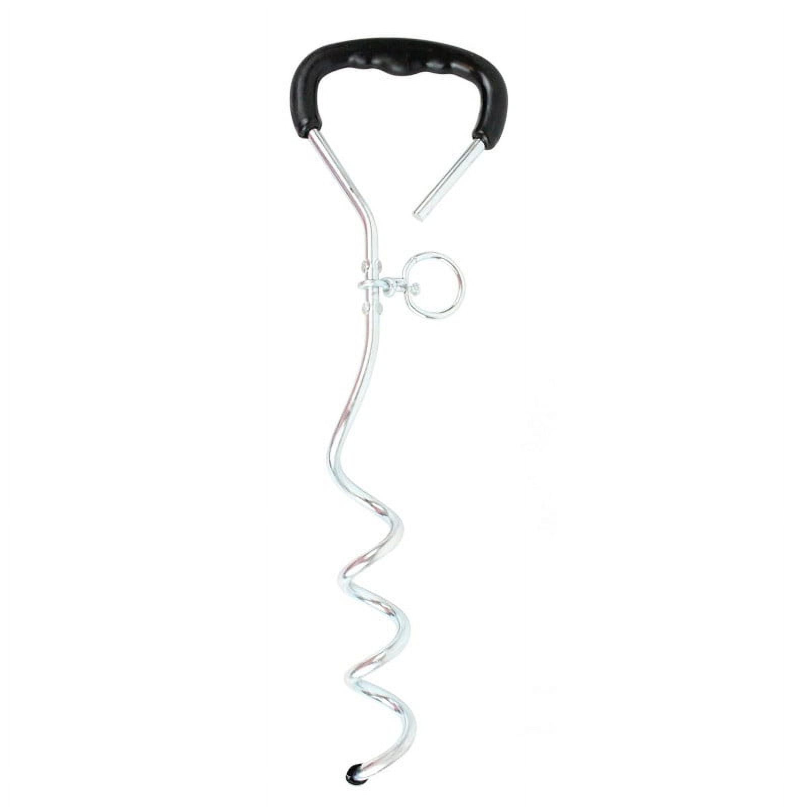 NUOLUX Dog Tie Out Stake Heavy Duty Dog Ground Stake Outdoor Dog Anchor