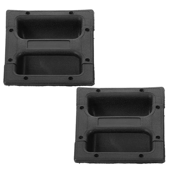 NUOLUX 2 Pcs Plastic Speaker Handles, Replacement Cabinet Pull Grips for Home Audio Speaker Cabinets, Easy Installation