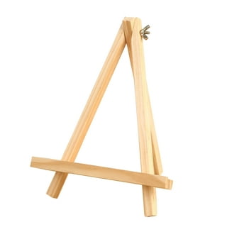 Sofullue 10PCS Small Desk Easels Canvas Painting Holder Wooden Tripod Easels  Tabletop Display Stand for Photo Chalkboard Signs 