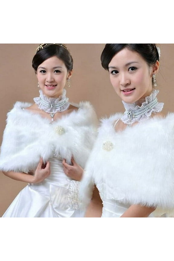 Wedding Shrugs And Wraps Shoulder Cape Elegant Polyester 1Pack Shoulder Cover Women