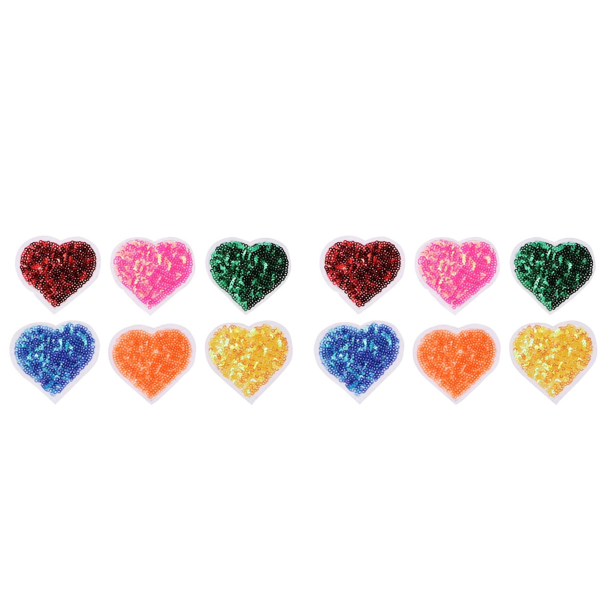 17-Piece Assorted Christmas Iron-On Applique Patches - Sequined & Embroidered For Clothing, Crafts, DIY Holiday Decor