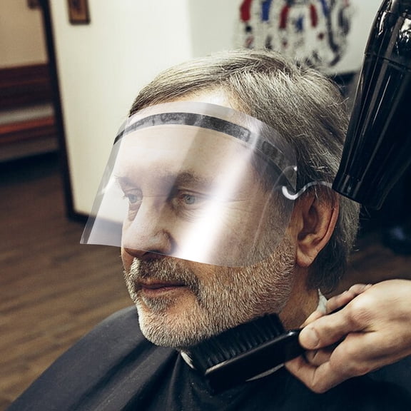NUOLUX 50 Count Transparent Plastic Eye for Shower, Haircut, , Guard Covers, Salon Use