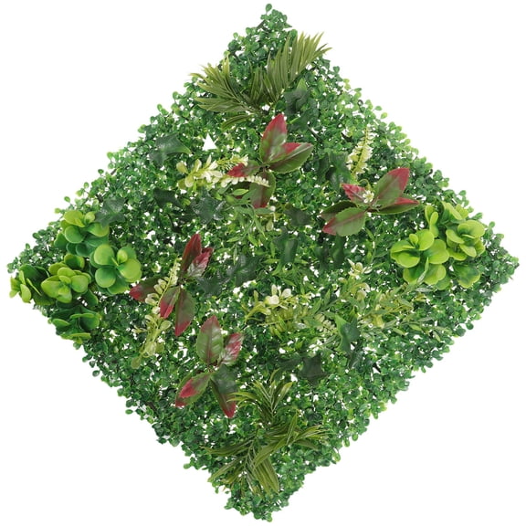 Toyandona Artificial Green Plant Wall Nuolux Faux Grass Panel for Indoor Outdoor