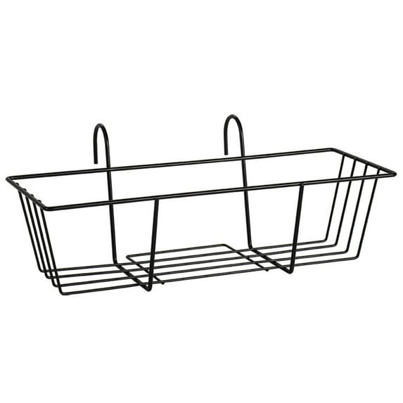 Hanging Planter Outdoor Railing Boxes for Deck Railings, Window Plant Shelves, Indoor & Outdoor Hanging Railing Pots