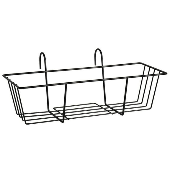 Hanging Planter Outdoor Railing Boxes for Deck Railings, Window Plant Shelves, Indoor & Outdoor Hanging Railing Pots