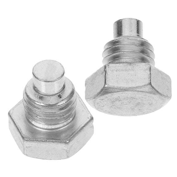 NUOLUX 2Pcs Plated Silver Jack Screw Bolt Replacement for Floor Jack Handle Repair Durable Lightweight Accessories