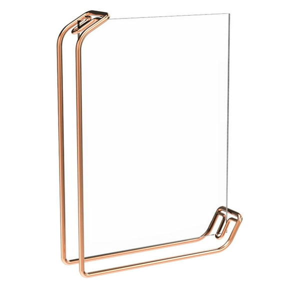 CATIEBYE Double Sided Metal Photo Frame Stand for Horizontal and Vertical Display, Elegant Design for Cherishing Memories