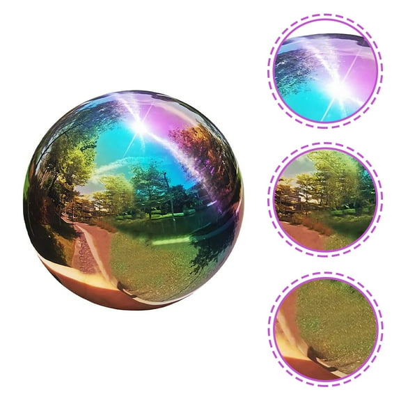 NUOLUX Garden Gazing Mirror Sphere Hollow Balls Globe Steel Stainless Outdoor Polished Decorative Metal Half Seamless
