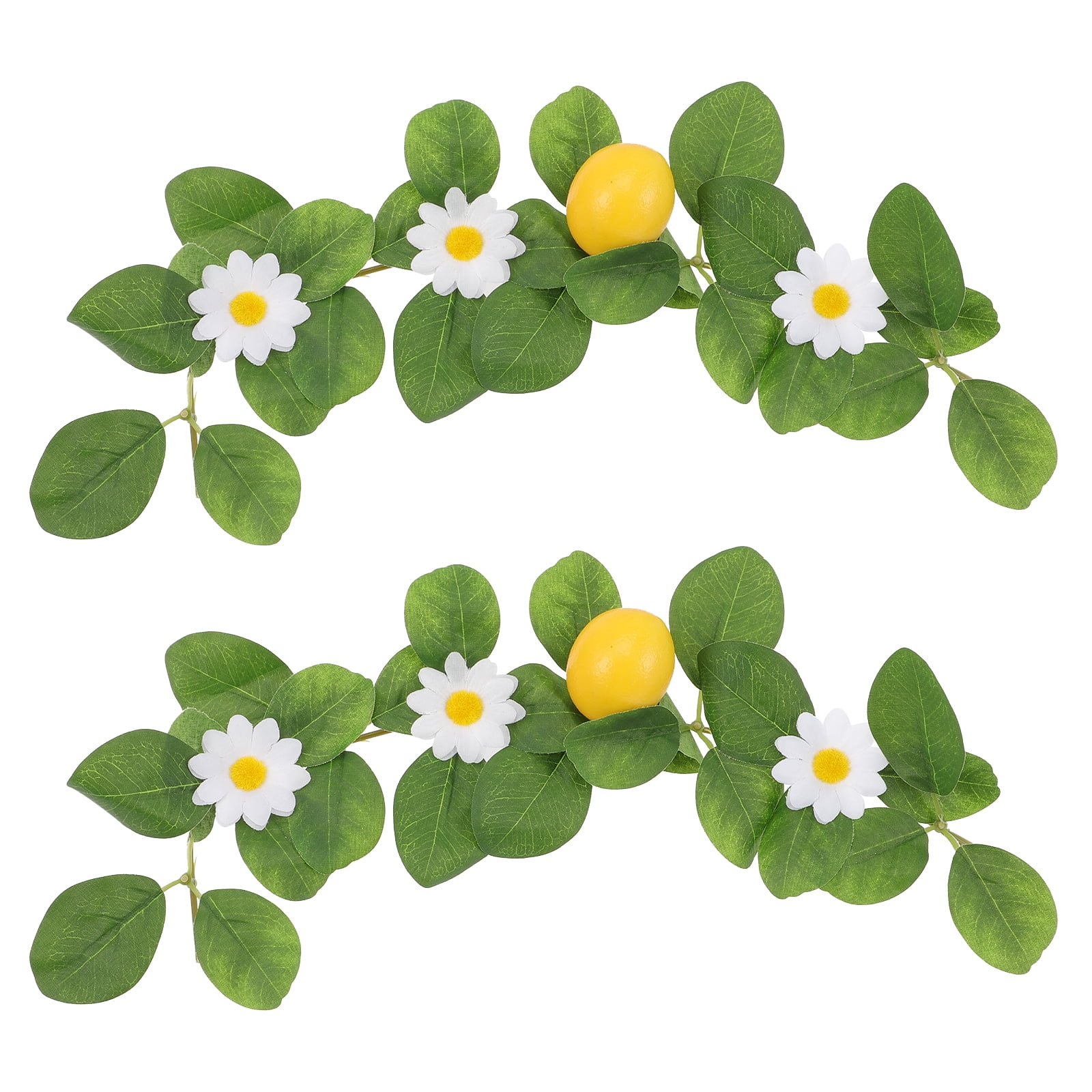 NUOLUX Garland Artificial Swag Lemon Flower Hanging Decorative Door