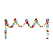 NUOLUX Garland Hawaiian Flower Decorations Party Wreath Hawaii Tropical Door Luau Floral Banner Bunting Beach Wedding Supplies