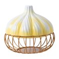 thumbnail image 1 of Tineasur Garlic Basket Yellow Multi-Function Space-Saving Kitchen Accessory, 1 of 6