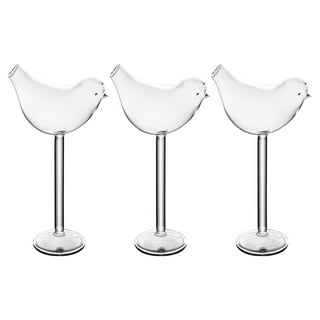 USEEKRIL Bird Glasses Cocktail Glass Set of 4 Drinking Bird Shaped Cocktail  Wine Glass 5oz Unique Bi…See more USEEKRIL Bird Glasses Cocktail Glass Set